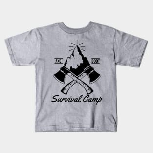 survival camping Kids T-Shirt